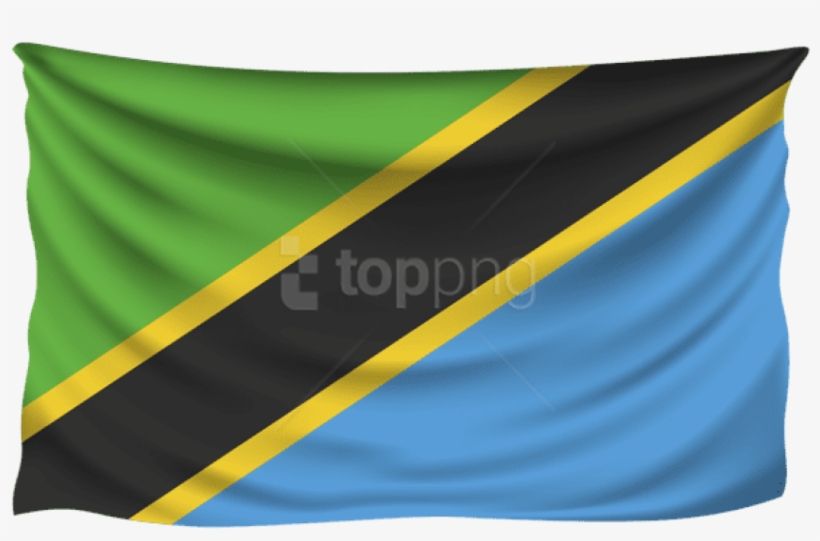 Free Png Download Tanzania Wrinkled Flag Clipart Png - Flag, transparent png #9377469
