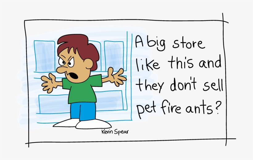Cartoon Of A Boy Complaining He Can't Find Pet Fire - Cartoon, transparent png #9377674