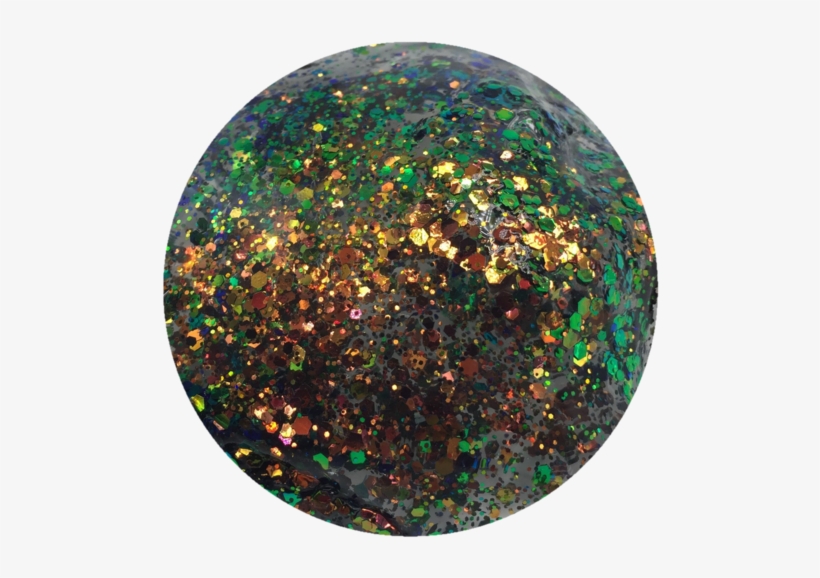 Winter Solstice- Green Blue Bronze Color Shifting Glitters - Circle, transparent png #9377836