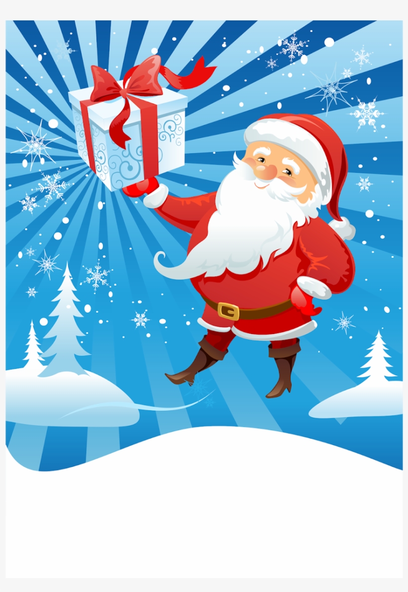 1600 X 1200 4 - Santa Claus Cartoon Image Download, transparent png #9378076