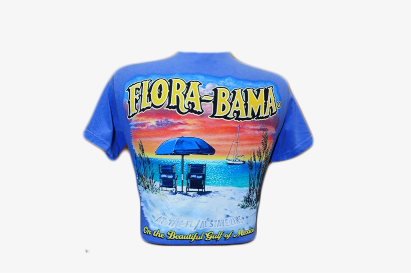 Flora Bama Beach Chairs T Shirt - Active Shirt, transparent png #9379327