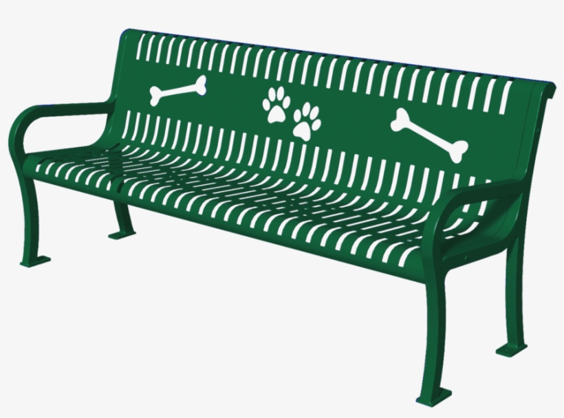 Doggie Arm Bench - Dog Park Bench, transparent png #9379920