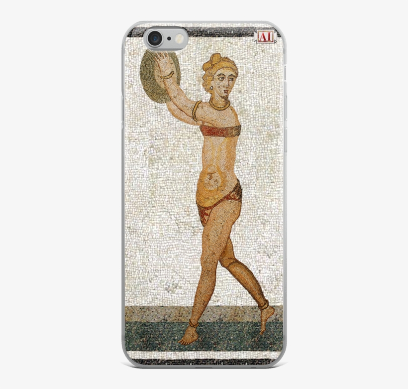 "bikini Girl" Mosaic Iphone Case - Roman, transparent png #9380125