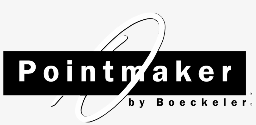 Pointmaker Logo Black And White - Calligraphy, transparent png #9380793