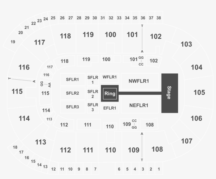 Event Info - K Rock Centre Seating Chart, transparent png #9381268