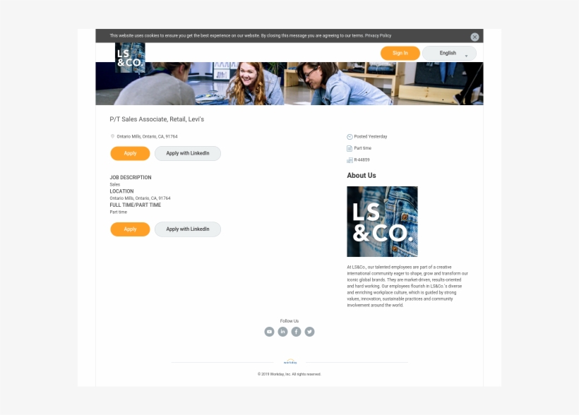 Levi Strauss & Co - Web Page, transparent png #9381305