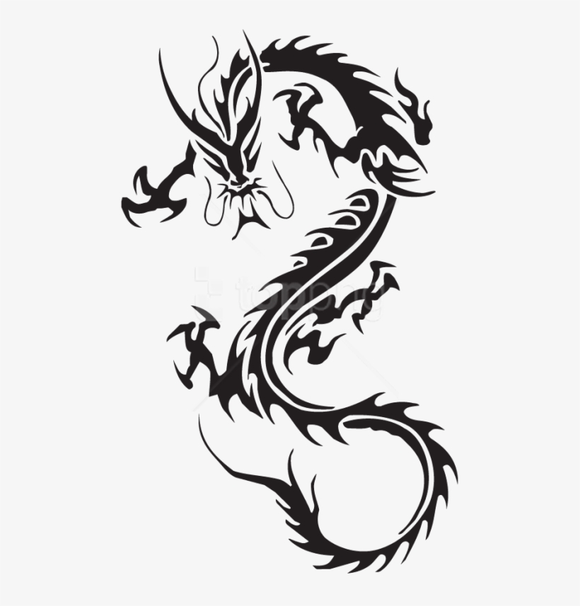 Free Png Download Dragon Clipart Png Photo Png Images - Dragon Tattoo Transparent Background, transparent png #9381963