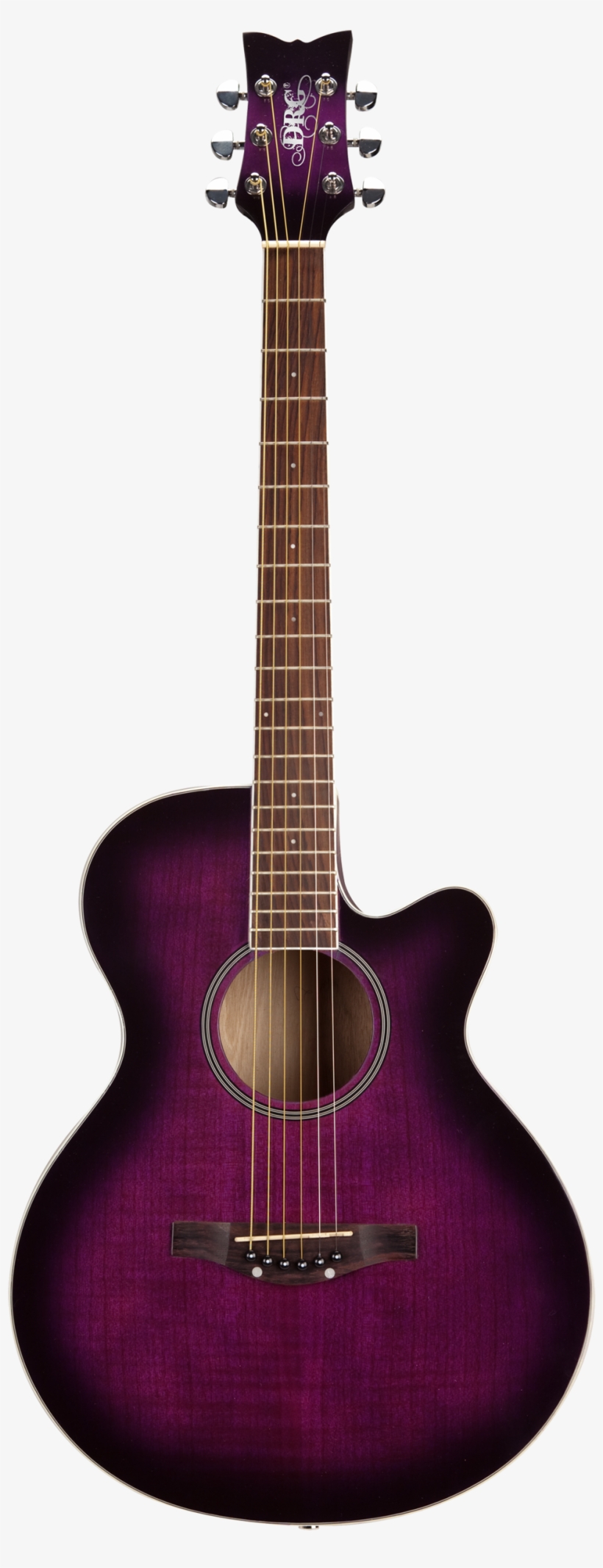 Banner Royalty Free Library Sophomore Acoustic - Royal Blue Guitar, transparent png #9382123