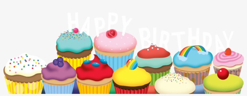 Birthday Cupcakes - Cupcakes Birthday Png, transparent png #9382416