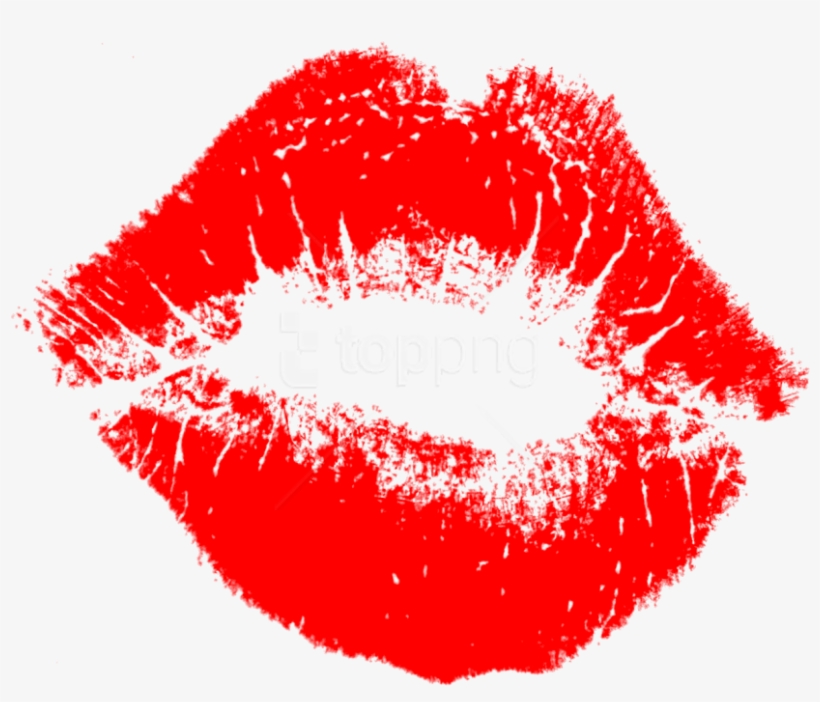 Free Png Lips Kiss Png Images Transparent - Red Lips Kiss Transparent Background, transparent png #9382620