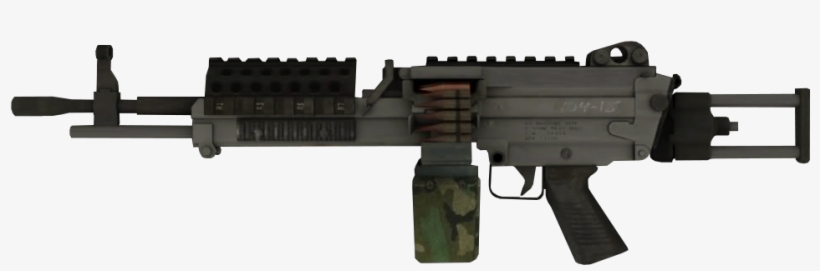 Mk46 Third Person Mw3 - Airsoft Support Gun, transparent png #9382625