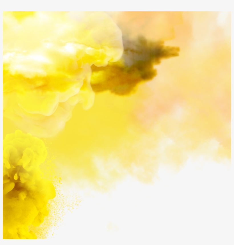 #yellow #clouds #smoke #aesthetic - Cumulus, transparent png #9382676