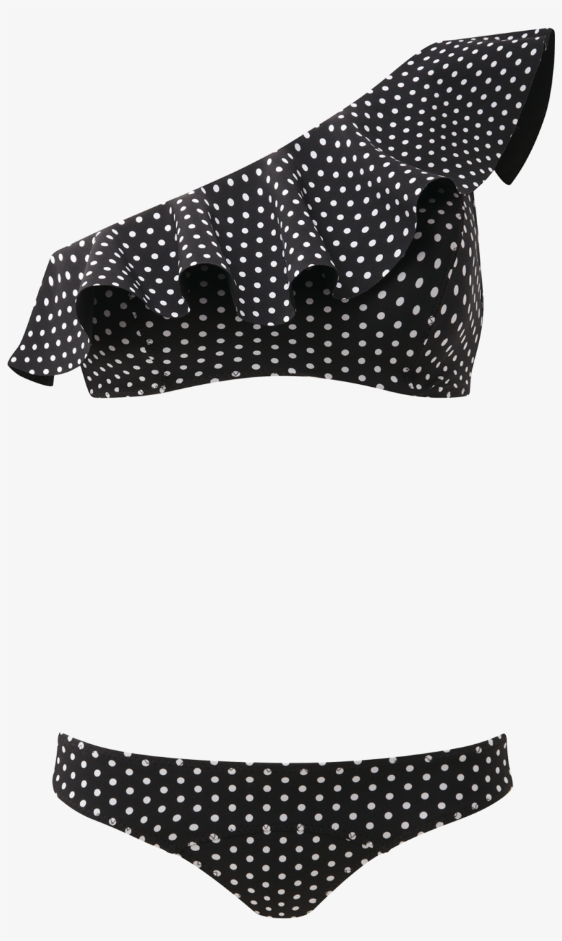 Black Polka Dot Bikini Bottom, transparent png #9383180