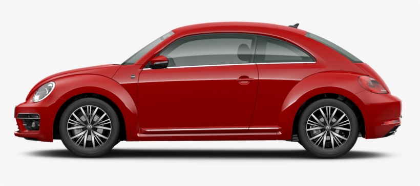 Red Volkswagen Beetle Se - Ford Fiesta 2015 Side Skirt, transparent png #9383757