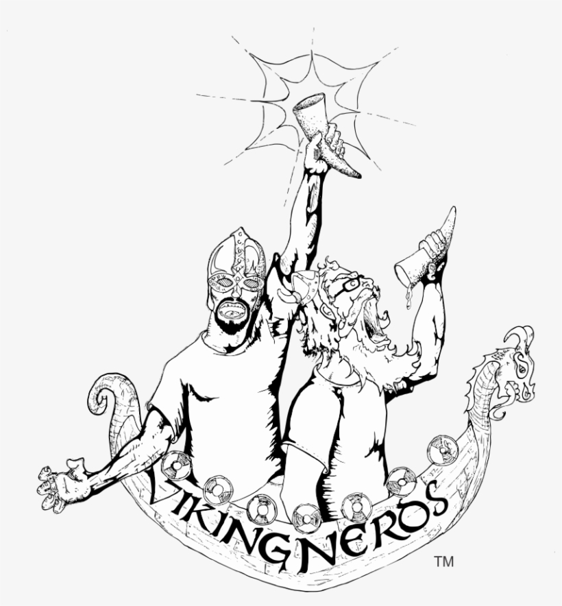 Click The Viking Nerds Logo To Visit The Section Of - Cartoon, transparent png #9384006
