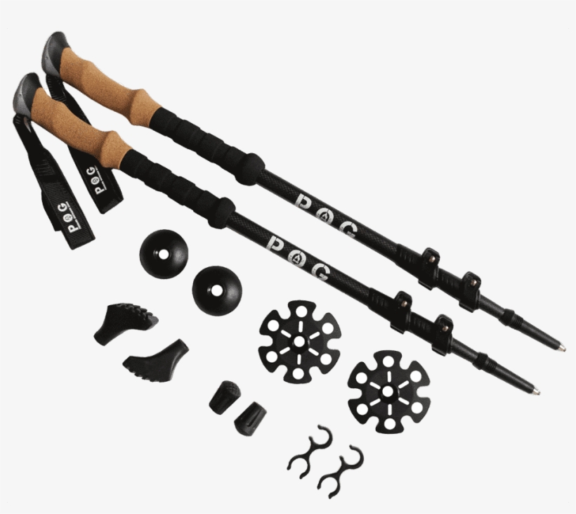 Pog Katahdin 3k Carbon Fiber Collapsible Trekking Poles - Trekking Backpack, transparent png #9384566