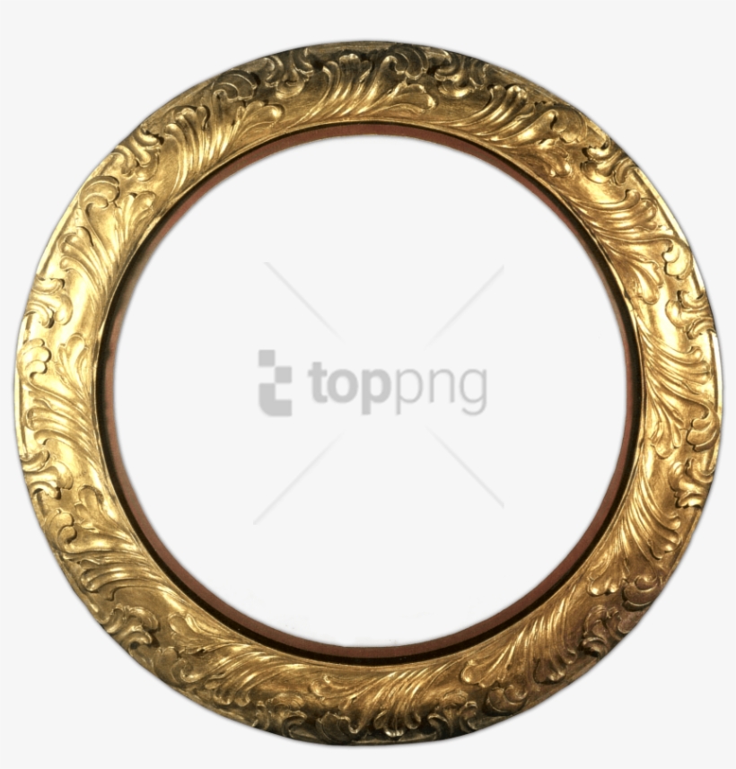 Free Png Gold Circle Frame Png Png Image With Transparent - Silver Circle Frame Png, transparent png #9385443