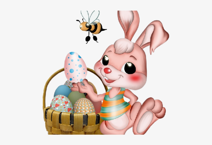 Herbivorous Clipart Easter - Lapin De Paques Dessin Couleur - Free
