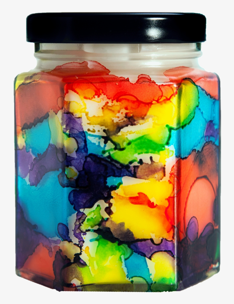 Gay Pride Rainbow Candle - Russian Candy, transparent png #9385540