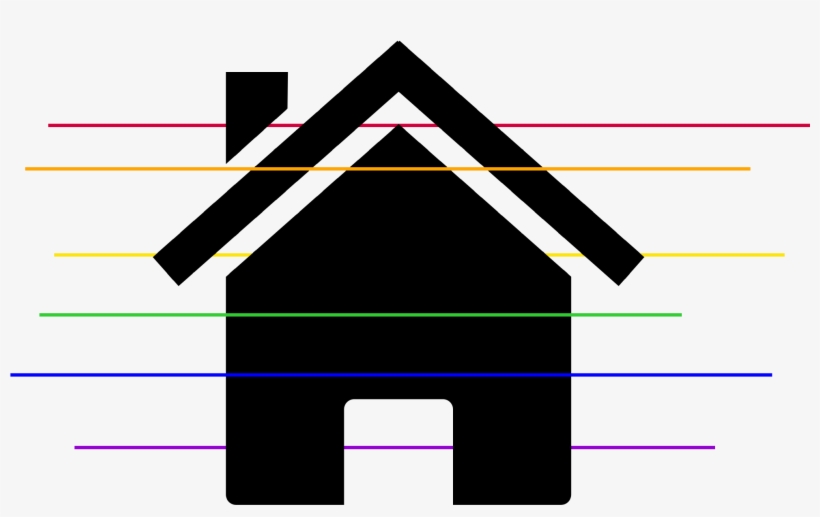 Lgbt Resource Center - Transparent Background Home Logo, transparent png #9385611