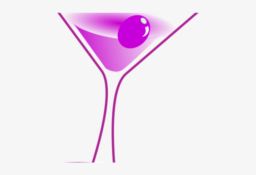 Champagne Clipart Gold Martini Glass - Happy Hour Clip Art, transparent png #9386503