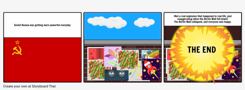 Cold War Comic Strip - Flag Of The Soviet Union, transparent png #9386596