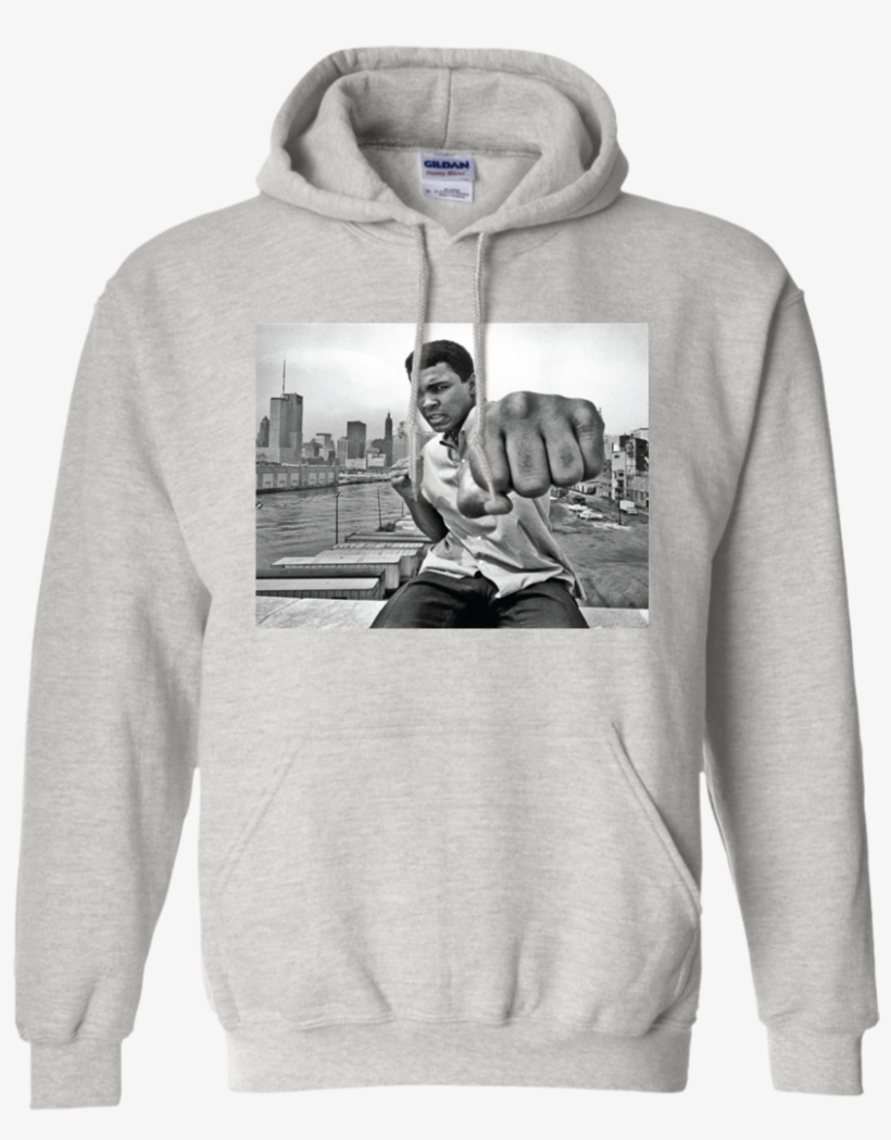 Muhammad Ali Hoodie - Shirt, transparent png #9386703