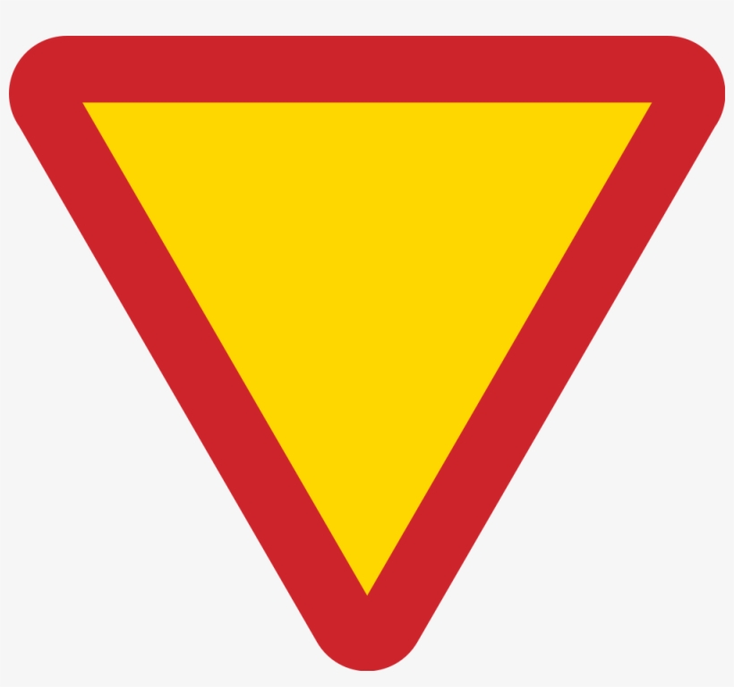 Open Yield Right Away Sign Free Transparent Png Download Pngkey