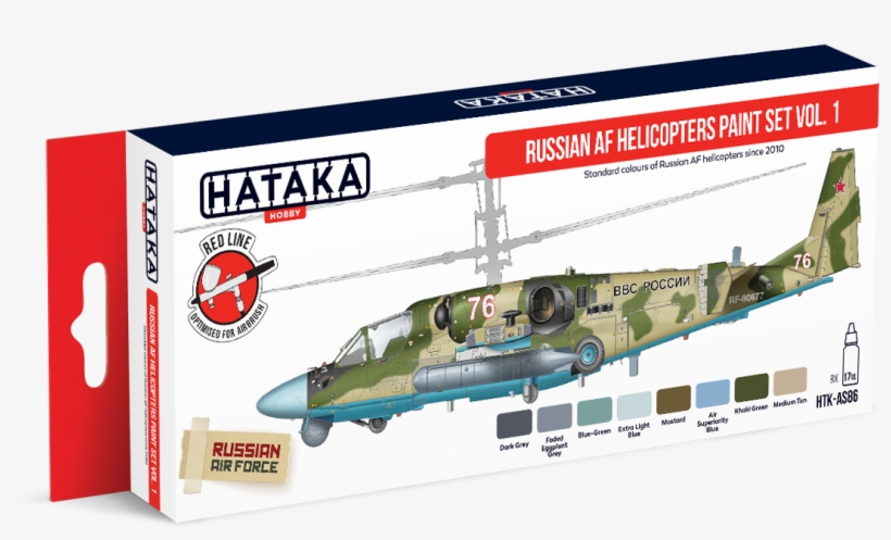 Htk-as86 Russian Af Helicopters Paint Set Vol - South African Tanks Ww2, transparent png #9386915