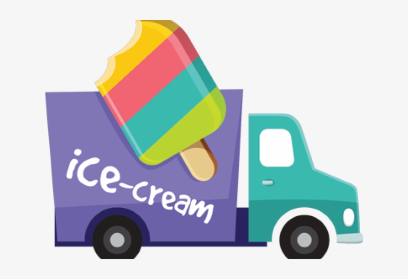 Ice Cream Truck Png - Ice Cream Truck Transparent Png, transparent png #9387351