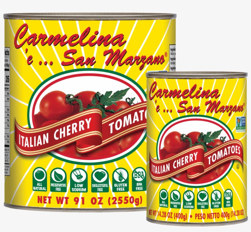 Italian Cherry Tomatoes In Puree - San Marzano Tomato, transparent png #9387576