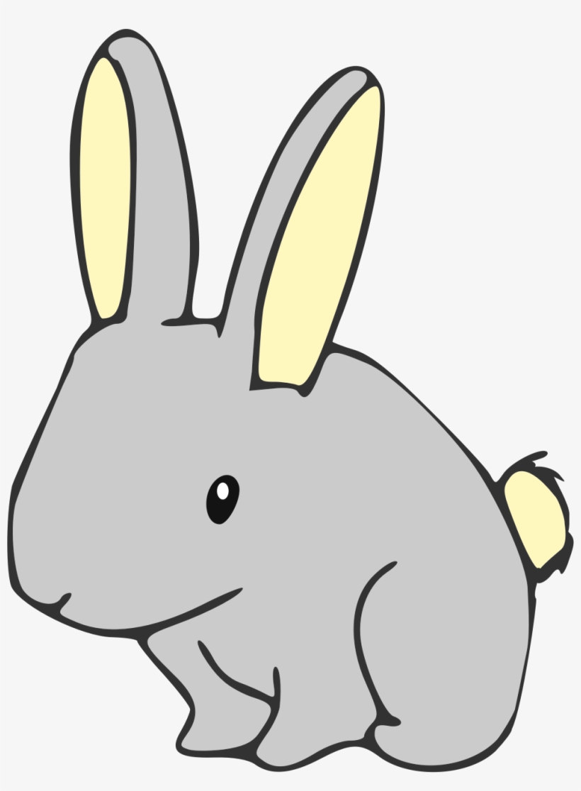 Big Image - Drawing Of Color Rabbit, transparent png #9388500