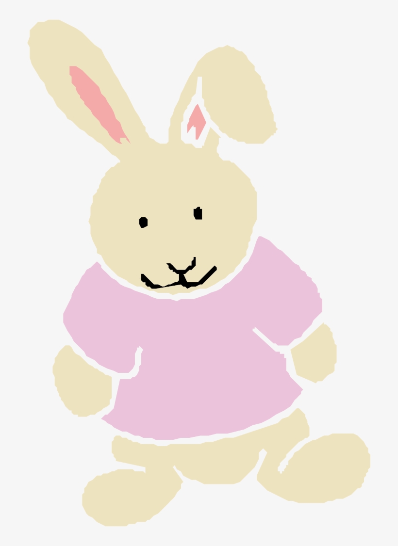 Rabbit Cartoon Clip Art Red Cute Little - Rabbit, transparent png #9388554