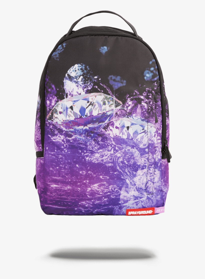 Sprayground- Young Thug X Sprayground Diamond Cube - Young Thug Sprayground Backpack, transparent png #9390204