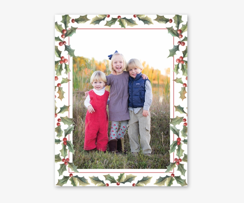 Ddc Lydia Petite Holly Border A2 Portrait Card 1 V=1475278297 - Picture Frame, transparent png #9390220