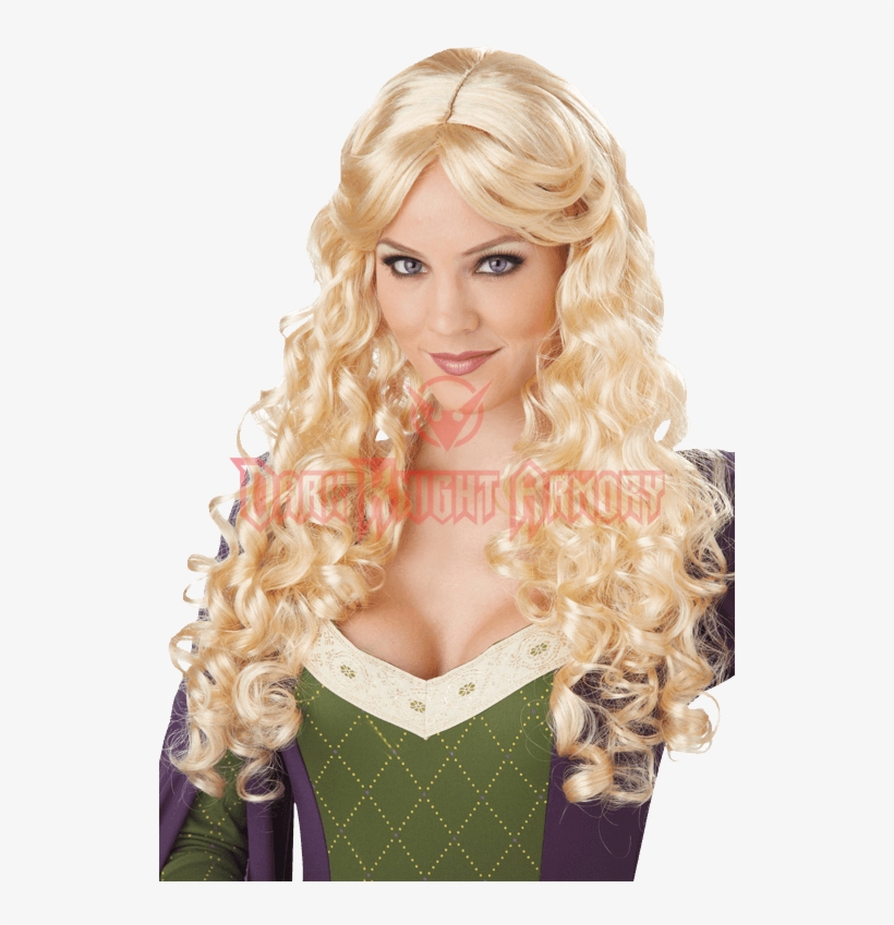 Blonde Renaissance Wig Cal From Dark Knight - Wig, transparent png #9390532