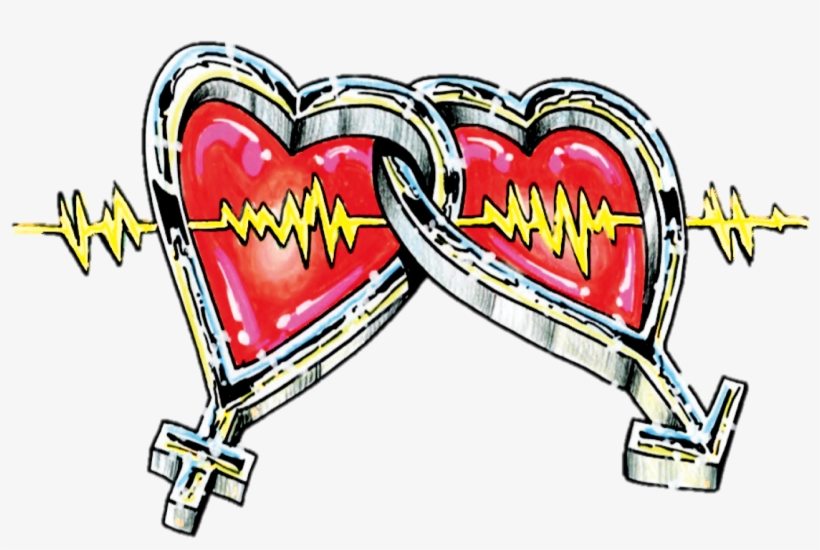 When 2 Hearts Beat - Heart, transparent png #9391102