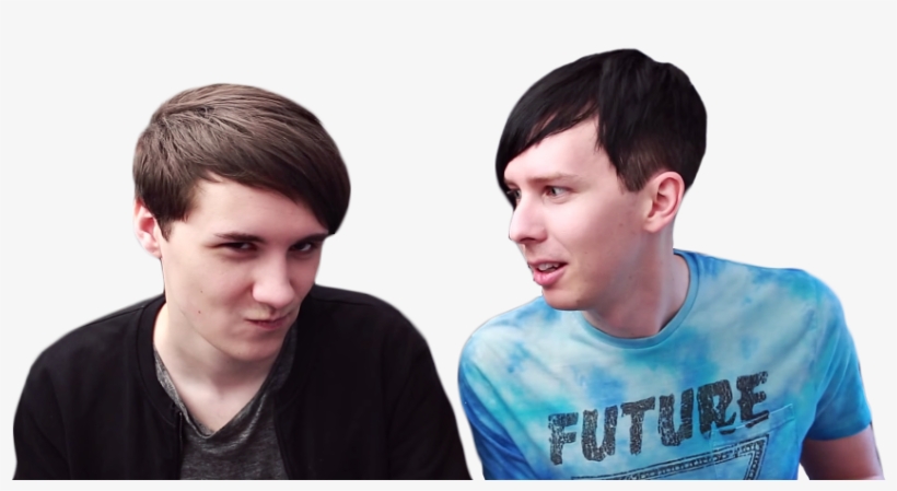 Dan And Phil Black And Blue, transparent png #9391250