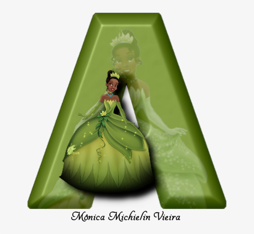 Alfabeto Princesa Tiana Disney Png - Inflatable, transparent png #9391283