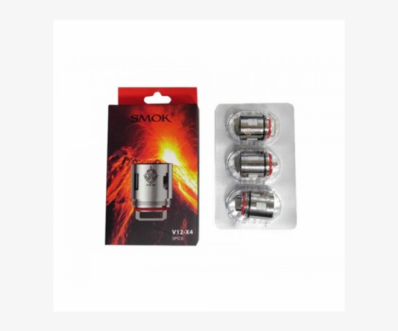 X4 Replacement Coils By Smok - Сменный Испаритель Smok Tfv12 Q4, transparent png #9391357