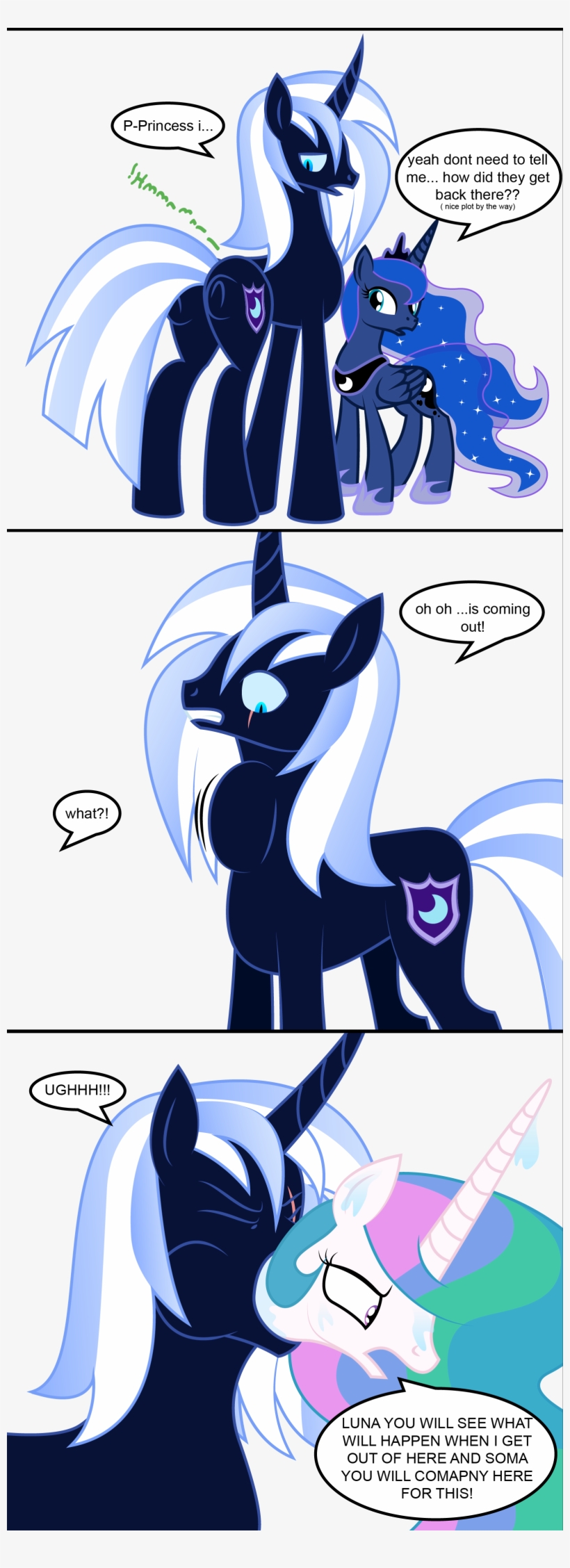 Luna Revenge - Mlp Luna And Celestia Vore, transparent png #9391805