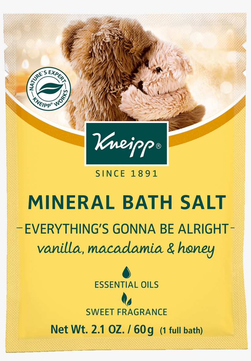 Kneipp® Vanilla, Macadamia & Honey Mineral Bath Salt - Kneipp, transparent png #9392032