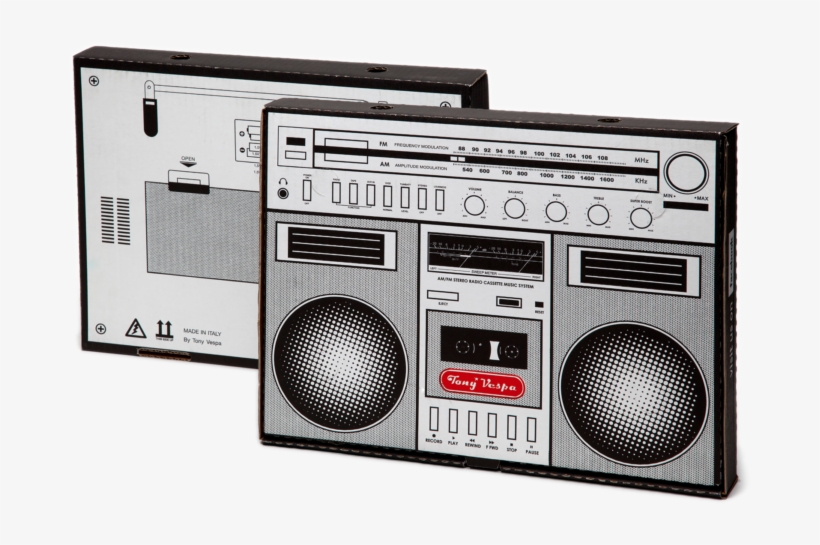 Tony Vespa Pizza Box - Cassette Deck, transparent png #9392180