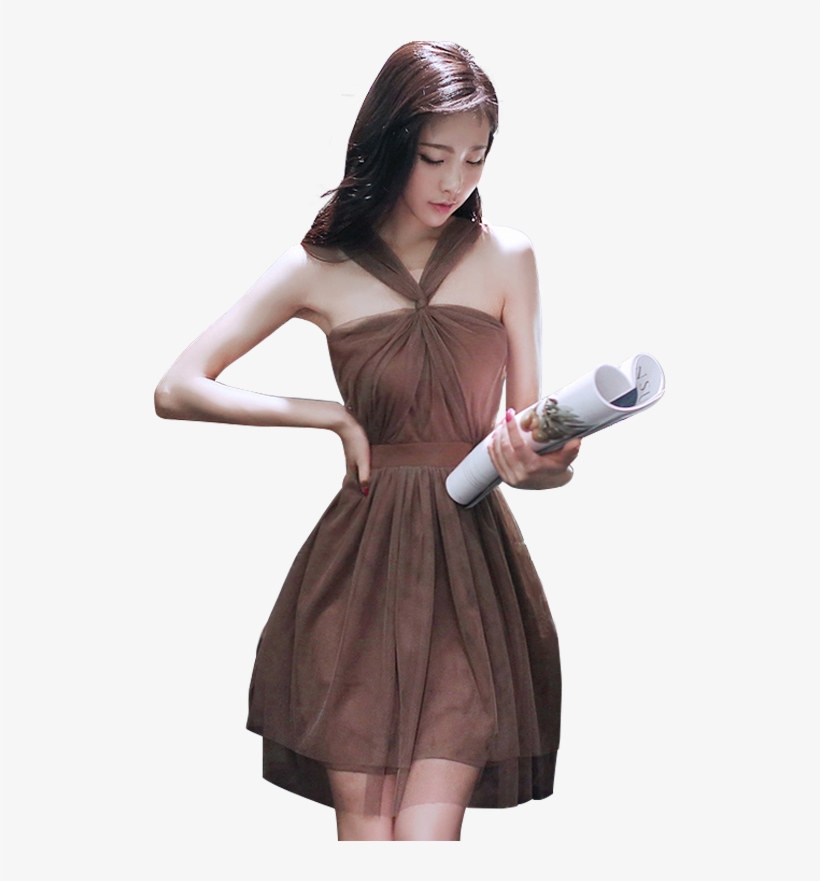 2018 Summer New Care Machine Skirt Design Sexy Night - Girl, transparent png #9393053