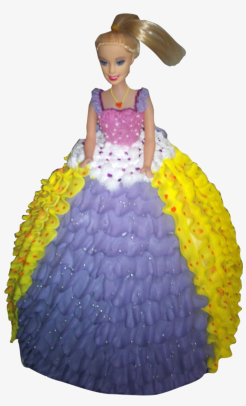 Barbie Doll Cake - Barbie, transparent png #9393327
