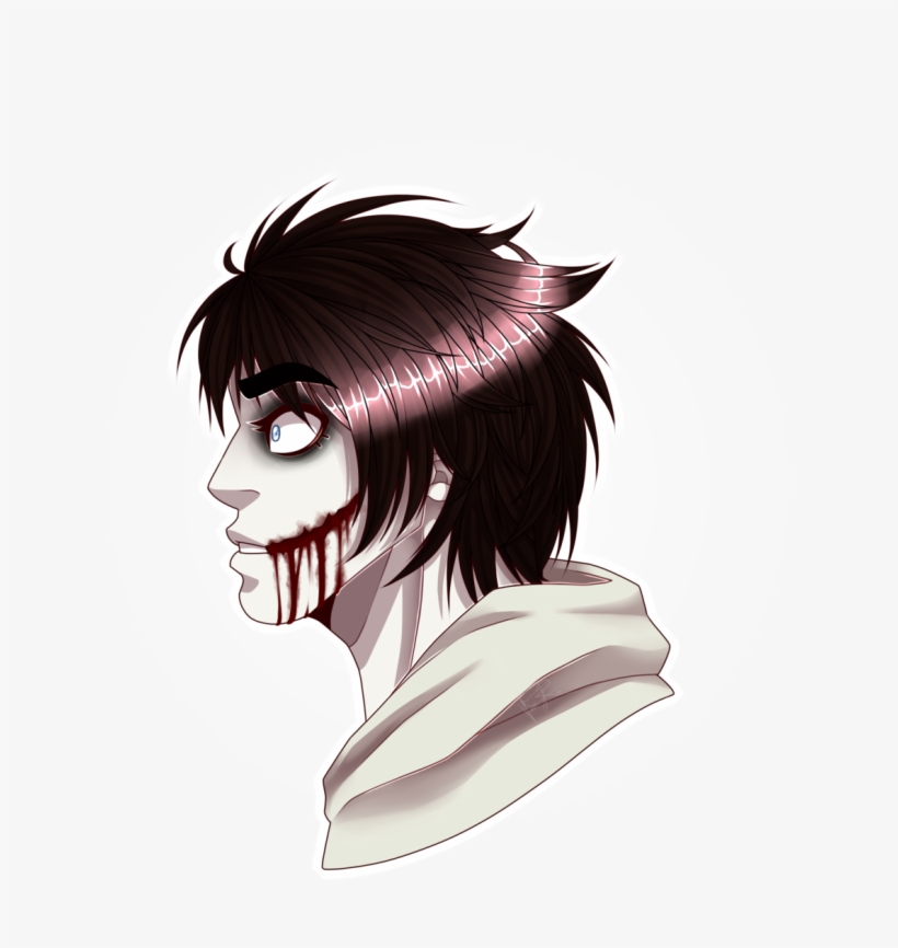 I'm Back Baby Jeff The Killer Creepypasta Cp My Art - Cartoon, transparent png #9393330