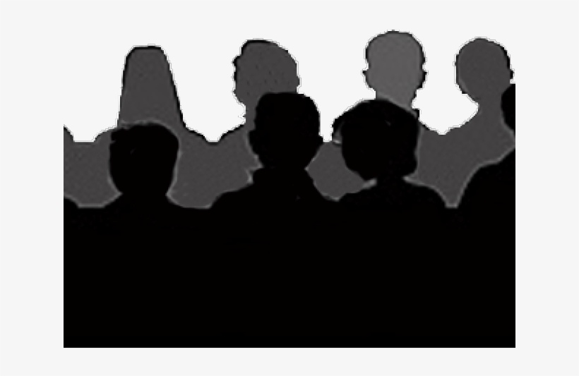 Audience Clipart Silhouette - Movie Audience Silhouette, transparent png #9393549