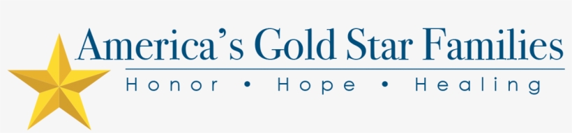 America's Gold Star Logo Horizontal - Americas Gold Star Families, transparent png #9394663