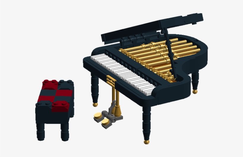 Grand Piano - Spinet, transparent png #9395897