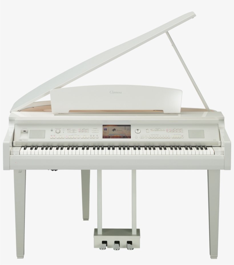Yamaha Cvp709gpwh White Clavinova Digital Grand Piano - Yamaha Clavinova Cvp 709gp Pwh, transparent png #9395946